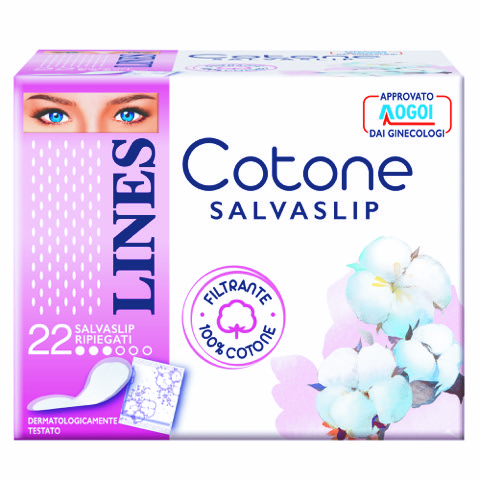 LINES COTONE PROTEGGISLIP RIP 22 PEZZI - Fontenova srl