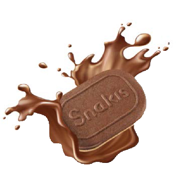 HAPPY FARM BISCOTTO CIALDA RIPIENO DI CREMA NOCCIOLA - SNAKIS NOCCIOLA 104 G - Fontenova srl