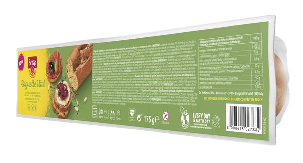 SCHAR BAGUETTES VITAL SENZA LATTOSIO 175 G - Fontenova srl