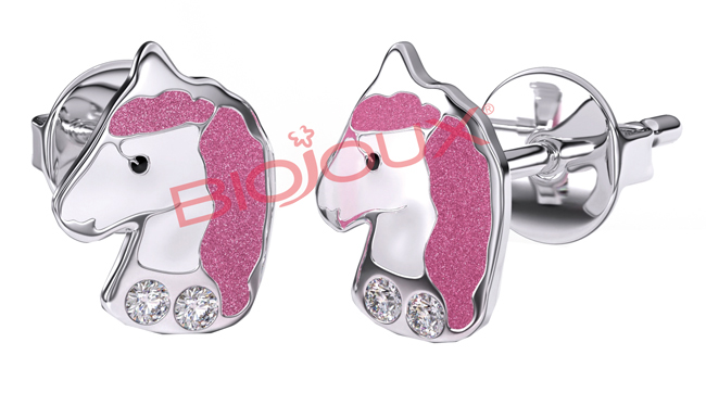 BJT701 ORECCHINI ROSE UNICO STAINLESS STEEL - Fontenova srl