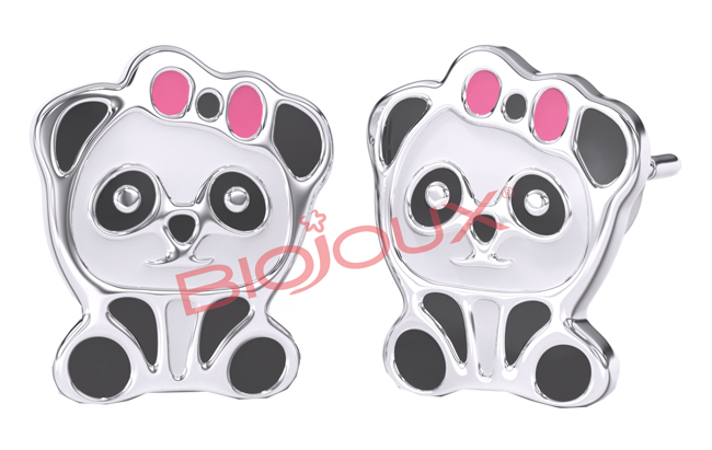 BJT711 ORECCHINI BABY PANDA ST - Fontenova srl