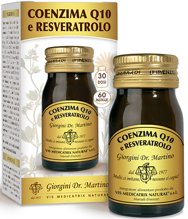 COENZIMA Q10 E RESVERATROLO 60 PASTIGLIE - Fontenova srl