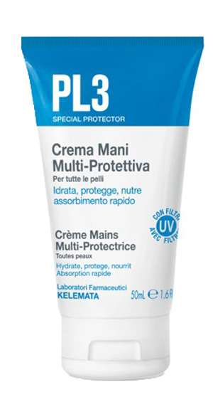 PL3 CREMA MANI MULTI PROTETTIVA 50 ML - Fontenova srl