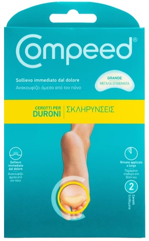 COMPEED CEROTTI PER DURONI LARGO 2 PEZZI - Fontenova srl