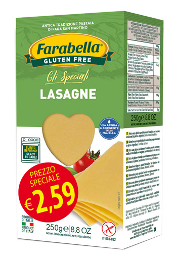 FARABELLA LASAGNA PROMO 250 G X 6 PEZZI - Fontenova srl