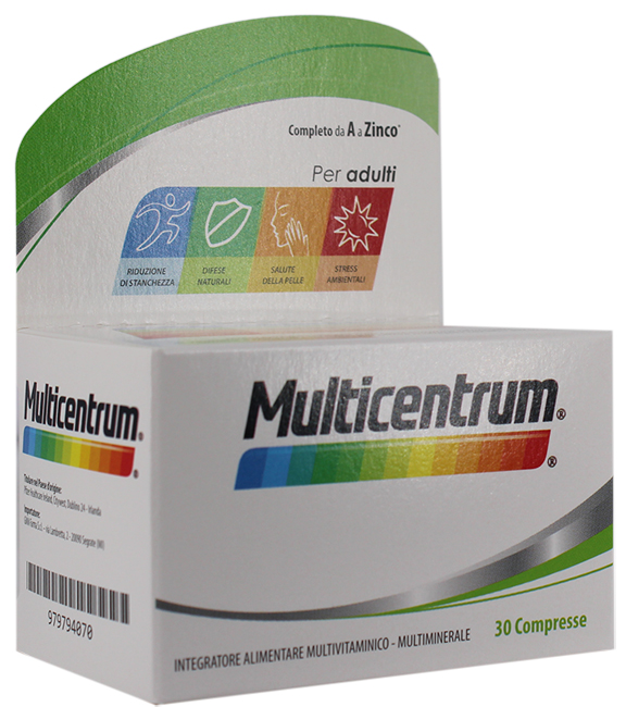 MULTICENTRUM ADULTI 30 COMPRESSE - Fontenova srl