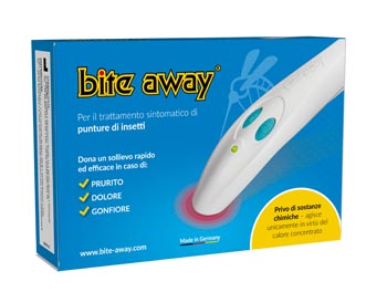 BITE AWAY DISPOSITIVO ELETTRONICO PER IL TRATTAMENTO DELLE PUNTURE DI INSETTI - Fontenova srl