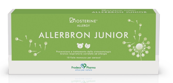 BIOSTERINE ALLERGY ALLERBRON JUNIOR 10 FIALE DA 5 ML - Fontenova srl