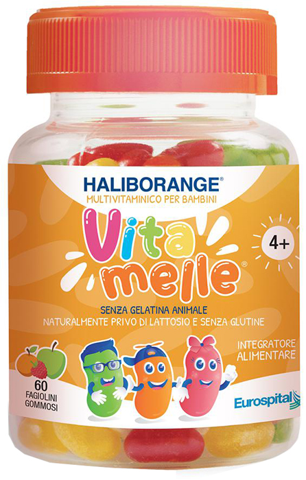 HALIBORANGE VITAMELLE 60 JELLY BEANS DA 1,44 G - Fontenova srl