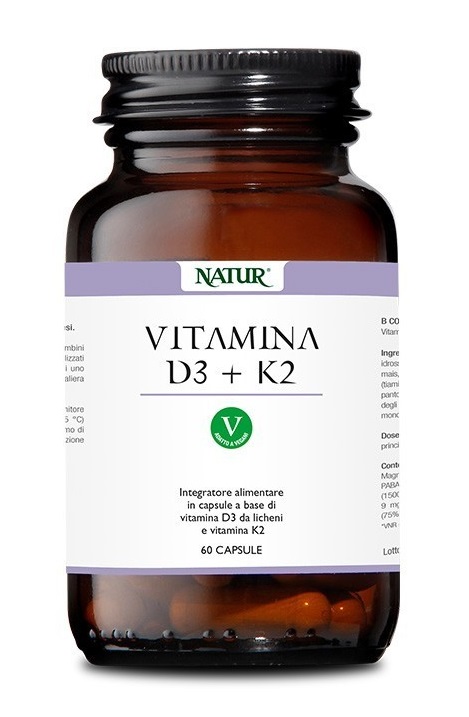 VITAMINA D3+K2 60 CAPSULE - Fontenova srl