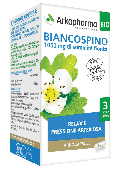 ARKO CAPSULE BIANCOSPINO BIO 45 CAPSULE - Fontenova srl