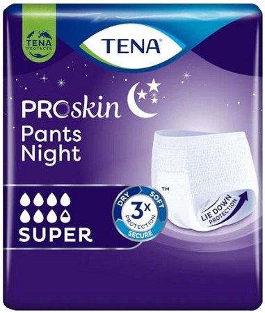 PANNOLONE PULL UP NOTTE TENA PANTS NIGHT M 10 PEZZI - Fontenova srl