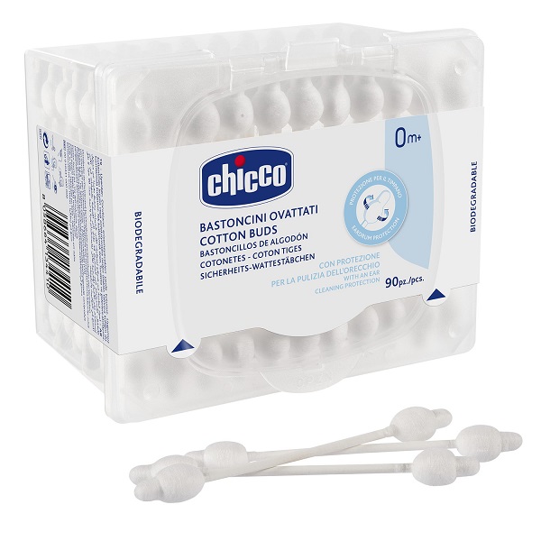 CHICCO BASTONCINI COTONATI 90 PEZZI - Fontenova srl