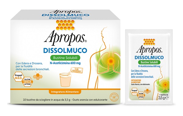 APROPOS DISSOLMUCO 10 BUSTINE SOLUBILI - Fontenova srl
