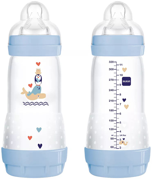 MAM BIBERON EASY START 320 ML 4+ TETTARELLA 3 MASCHIO - Fontenova srl