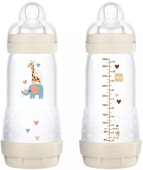 MAM BIBERON EASY START 320 ML 4+ TETTARELLA 3 NEUTRO - Fontenova srl