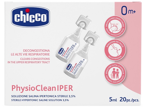 CHICCO SOLUZIONE HYPERTONIC 5 ML 20 PEZZI - Fontenova srl