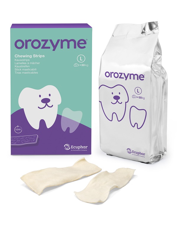 OROZYME CANINE STRISCE ENZIMATICHE MASTICABILI PER CANI DI TAGLIA GRANDE - Fontenova srl