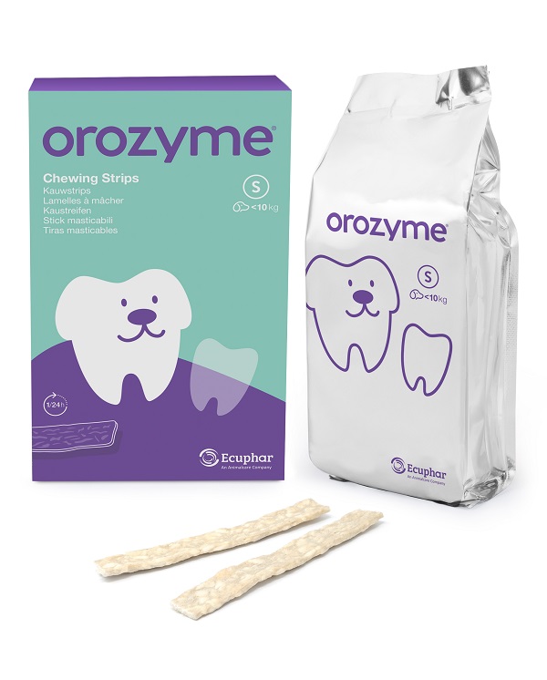 OROZYME CANINE STRISCE ENZIMATICHE MASTICABILI PER CANI DI TAGLIA PICCOLA - Fontenova srl