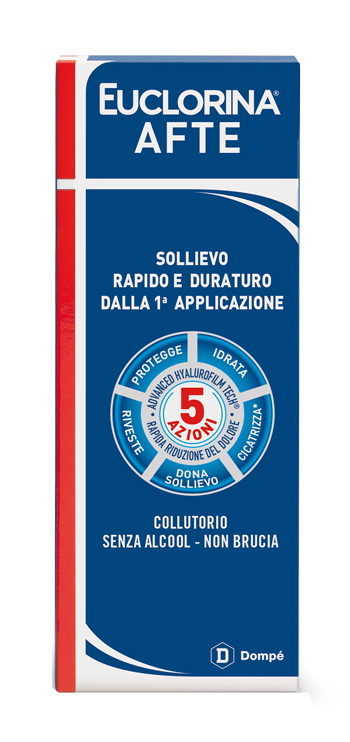 EUCLORINA AFTE COLLUTORIO 120 ML - Fontenova srl