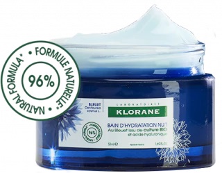 KLORANE CREMA IDRATANTE NOTTE FIORDALISO ACIDO IALURONICO 50 ML - Fontenova srl