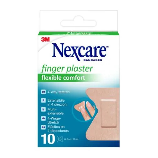 CEROTTO PREPARATO NEXCARE FINGER PLASTERS NFP001W 44,5X51 MM - Fontenova srl