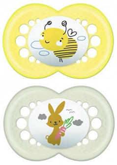 MAM SUCCHIETTO ORIGINAL 16+ SILICONE NEUTRO 2 PEZZI - Fontenova srl