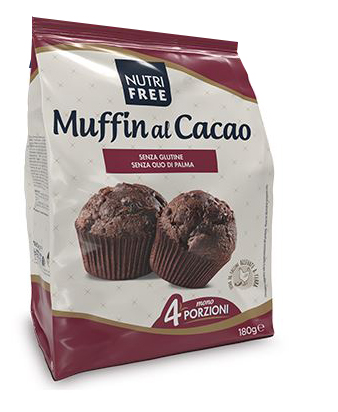 NUTRIFREE MUFFIN AL CACAO 4 X 45 G - Fontenova srl