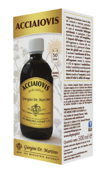 ACCIAIOVIS LIQUIDO ANALCOOLICO 500 ML - Fontenova srl