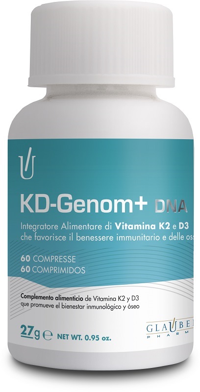 GLAUBER PHARMA KD-GENOM+ DNA 60 COMPRESSE - Fontenova srl