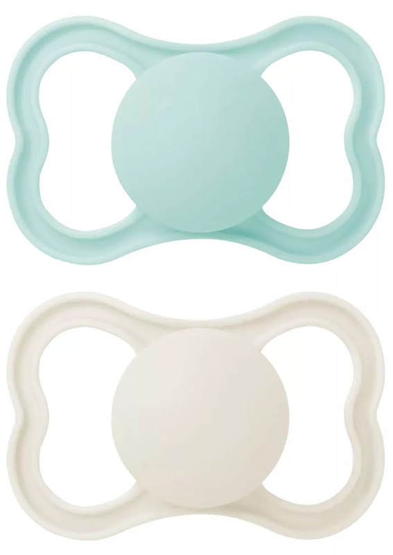 MAM AIR SUCCHIETTO 16+ MESI SILICONE NEUTRO 2 PEZZI - Fontenova srl