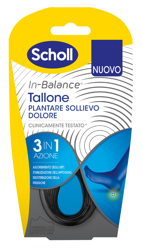 SCHOLL PLANTARE TALLONE S 2 PEZZI - Fontenova srl