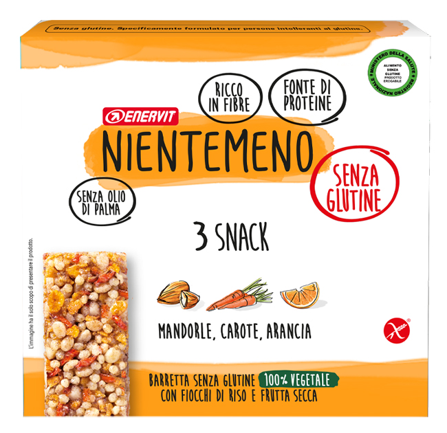 NIENTEMENO EN BARRETTA MANDORLE CAROTE ARANCIA - Fontenova srl