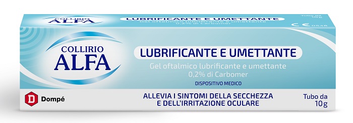 COLLIRIO ALFA LUBRIFICANTE E UMETTANTE GEL 10 ML - Fontenova srl