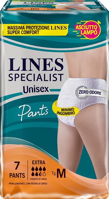 LINES SPECIALIST PANTS UNISEX EXTRA M 7 PEZZI - Fontenova srl