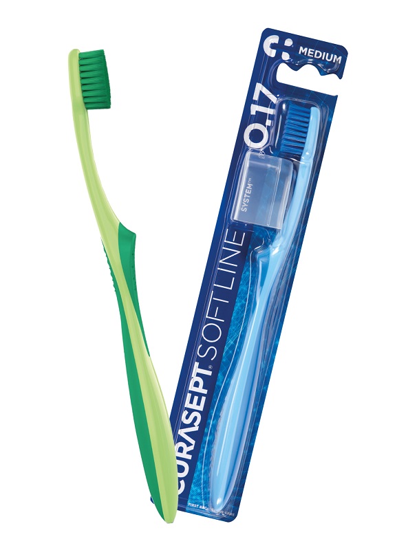 CURASEPT SPAZZOLINO MEDIUM 017 BIPACK - Fontenova srl