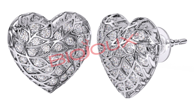BJT216 ORECCHINI LOVE ME CR STAINLESS STEEL - Fontenova srl