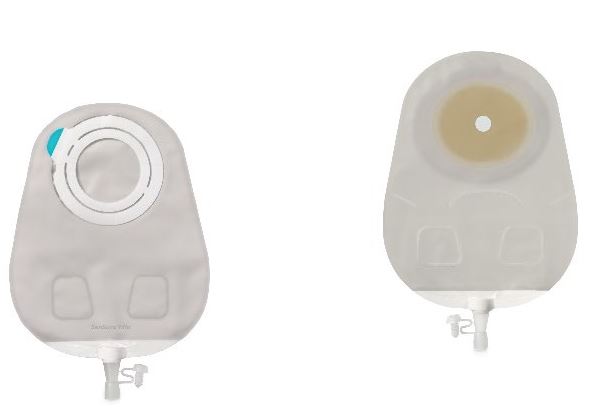 SENSURA MIO FLEX SISTEMA 2 PEZZI CON AGGANCIO ADESIVO SACCA MULTICHAMBER PER UROSTOMIA TRASPARENTE 50MM DA 550 ML 30 PEZZI - Fontenova srl