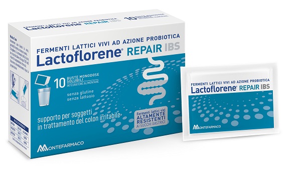 LACTOFLORENE REPAIR IBS 10 BUSTE DA 2 G SENZA GLUTINE SENZA LATTOSIO - Fontenova srl