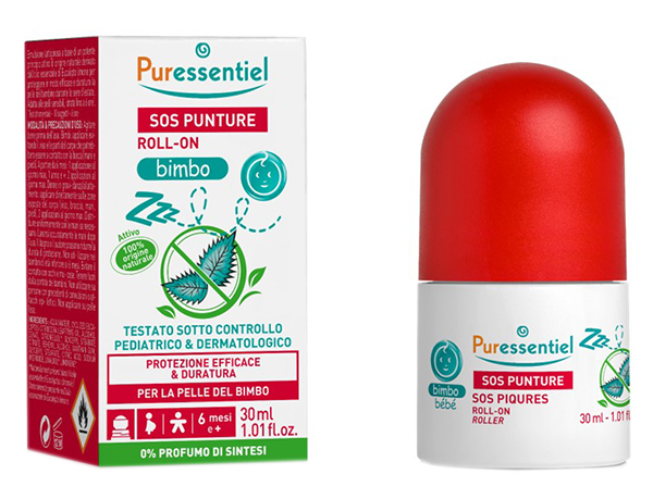 PURESSENTIEL ROLL PUNTURA BAMBINO INSETTI 30 ML - Fontenova srl