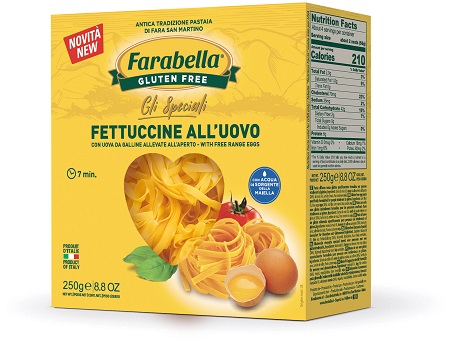FARABELLA FETTUCCINE ALL'UOVO 250 G - Fontenova srl