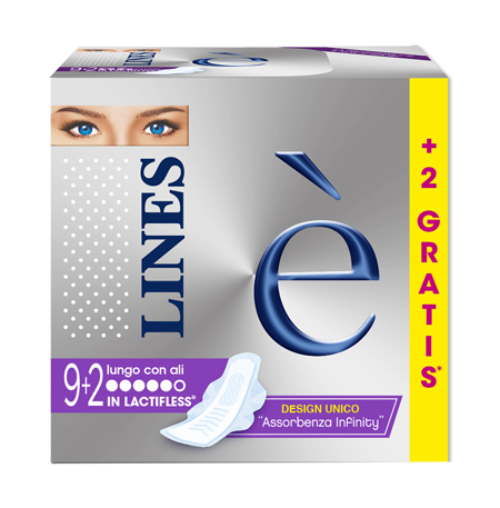 LINES E' ASSORBENTI LUNGO 9+2 PEZZI - Fontenova srl