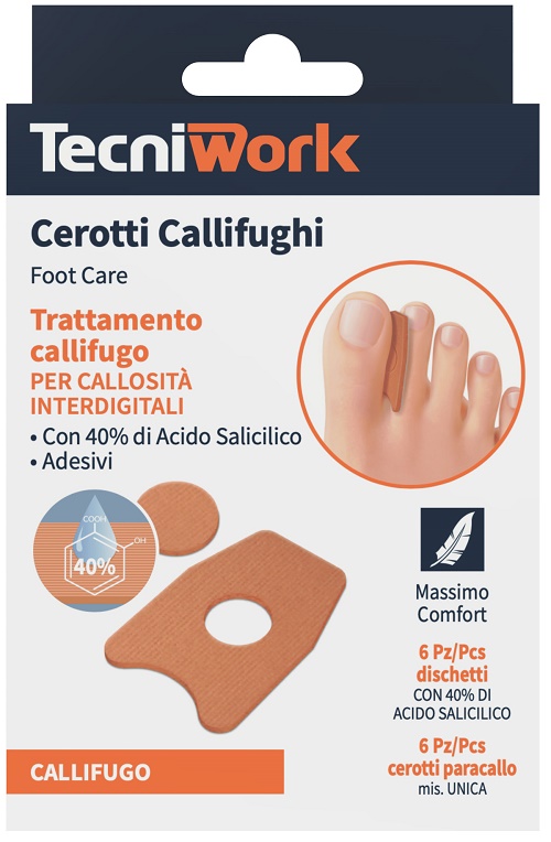 CEROTTO CALLIFUGO INTERDIGITALE 6 PEZZI + 6 DISCHETTI - Fontenova srl