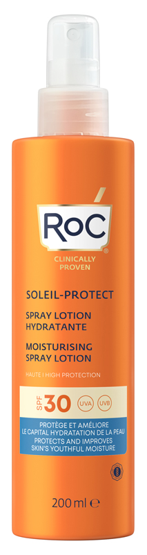 ROC LOZIONE SPRAY SOLARE CORPO SPF 30 IDRATANTE 200 ML - Fontenova srl