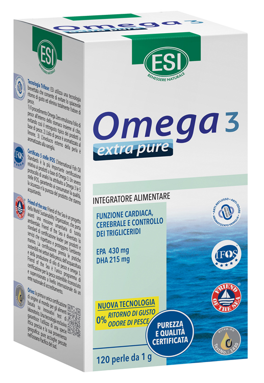 ESI OMEGA 3 EXTRA PURE 120 PERLE - Fontenova srl