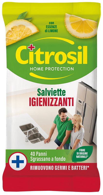 CITROSIL SALVIETTE IGIENIZZANTI LIMONE 40 PEZZI - Fontenova srl