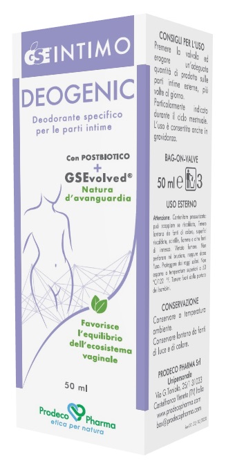 GSE INTIMO DEOGENIC 50 ML - Fontenova srl