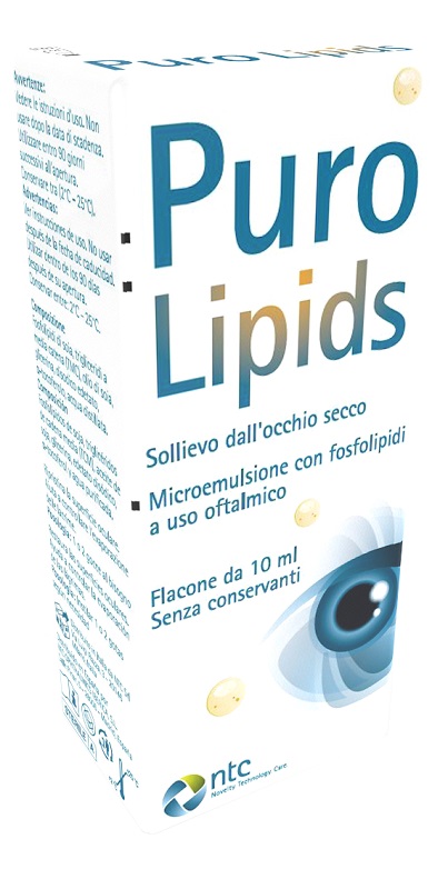 MICROEMULSIONE OFTALMICA PURO LIPIDS 10 ML - Fontenova srl