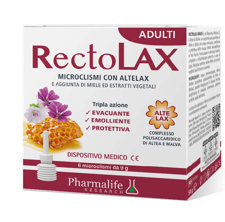 RECTOLAX ADULTI MICROCLISMI 6 PEZZI DA 9 G - Fontenova srl