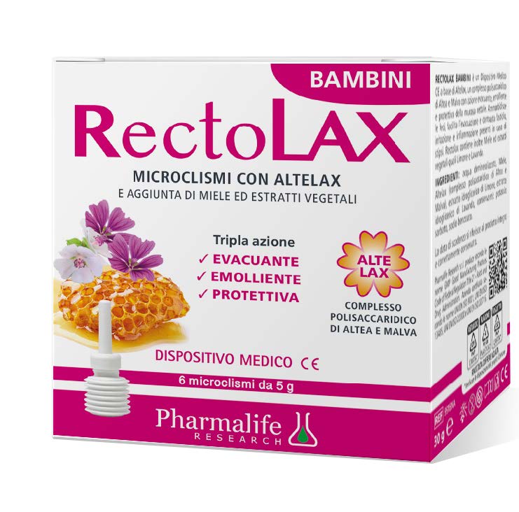 RECTOLAX BAMBINI MICROCLISMI 6 PEZZI DA 5 G - Fontenova srl